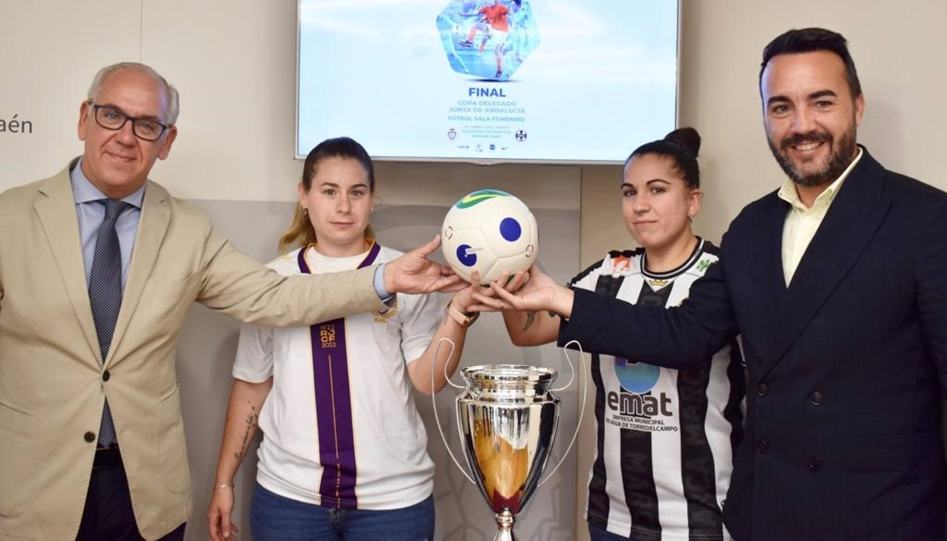 Presentación de la final de la Copa Delegado de Futbol Sala femenino