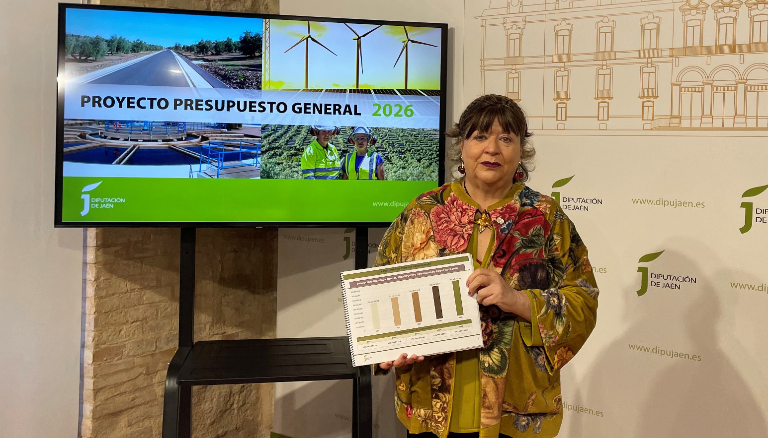 El presupuesto de Diputación para 2026 contará con 397,5 millones de euros y será «el más inversor»