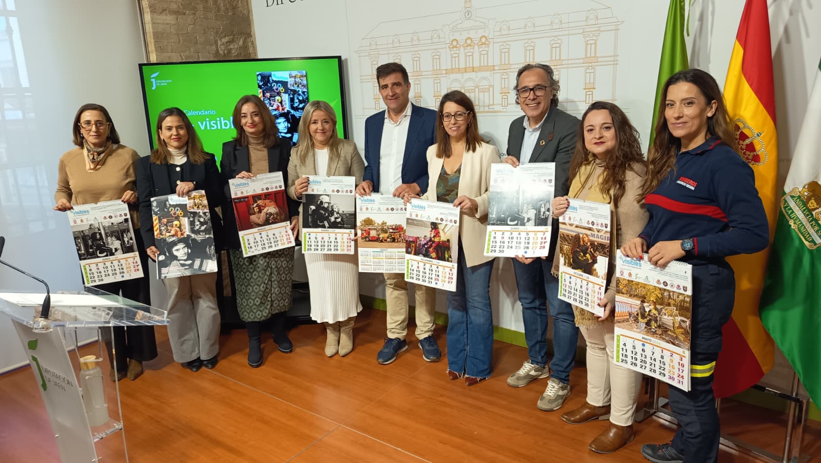 Torredelcampo refuerza su compromiso social en el calendario solidario 2026 de la asociación de enfermedades raras ‘Más Visibles’