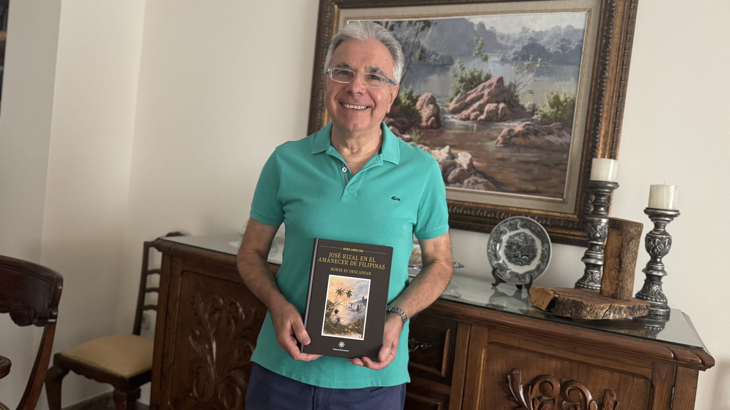 Vicente Llinares Vega presenta hoy en Torredelcampo su nuevo libro sobre José Rizal